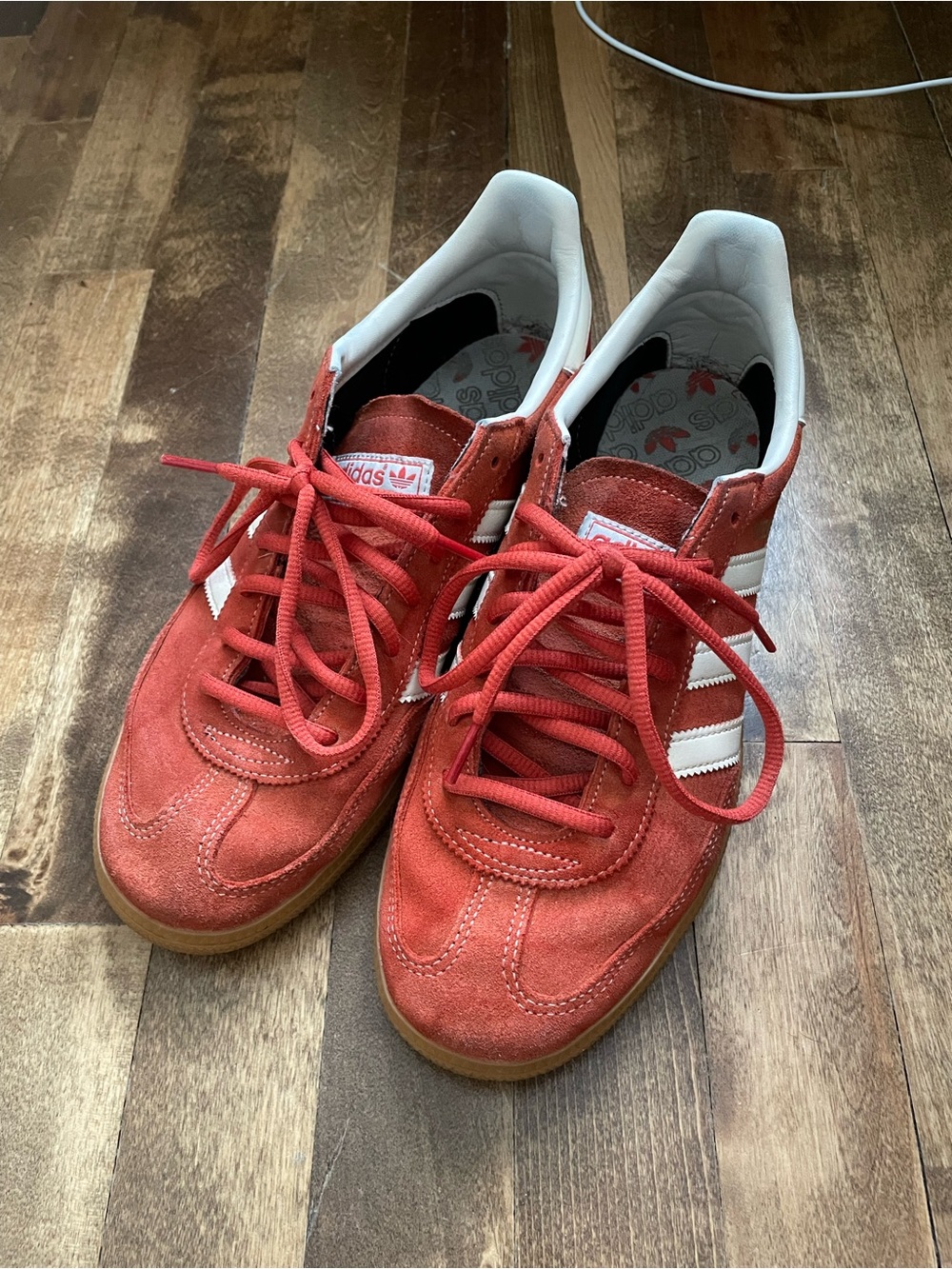 Adidas Handball Spezial suede preloved red sneakers 8.5M